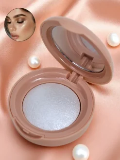 Anylady Prasowany rozświetlacz do twarzy Silver