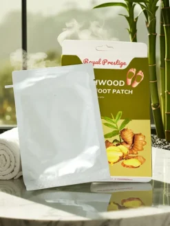 Aura Pedis: Naturalne Plastry Detoksykujace na Stopy z Imbirem i Piołunem 50g