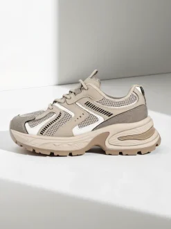 Aurelia Luna damskie sneakersy Royalfashion sznurowane ecru