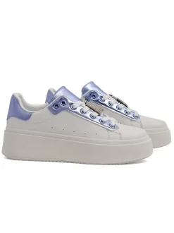 Bella Corsa Ecru Ręcznie Robione Sneakersy Damskie