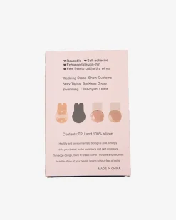 Beżowe damskie nakładki samonośne - Bielizna