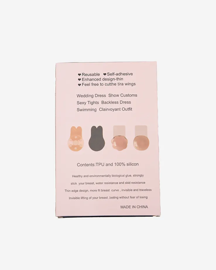 Beżowe damskie nakładki samonośne - Bielizna