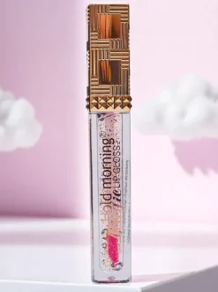 Bezbarwny Błyszczyk do ust 24K nawilżający ze złotymi drobinkami