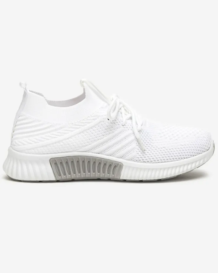 Białe damskie buty sportowe Merisal - Obuwie