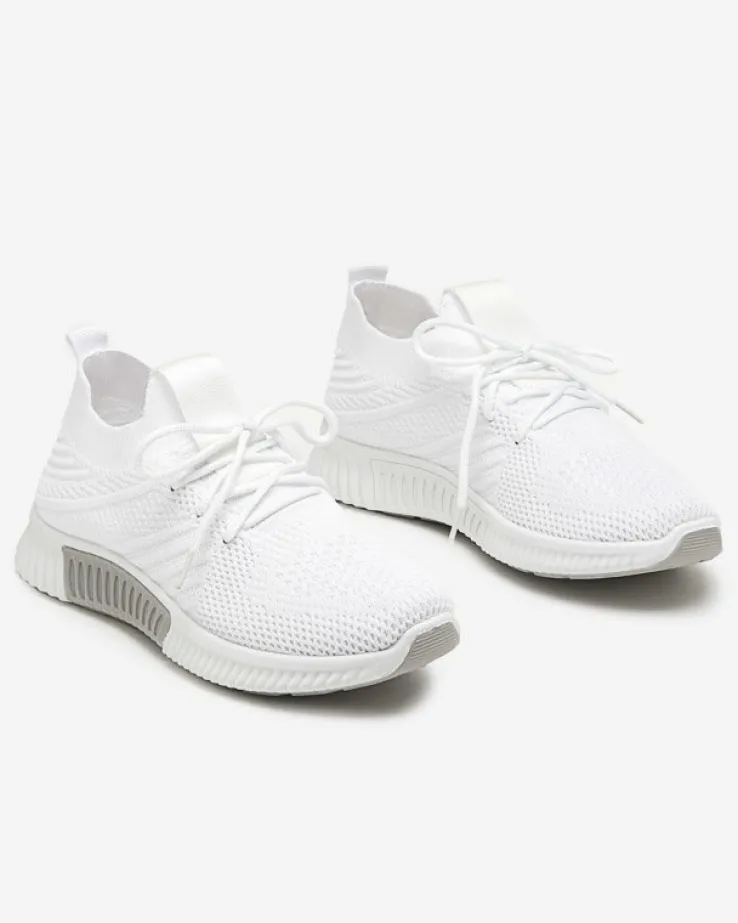 Białe damskie buty sportowe Merisal - Obuwie