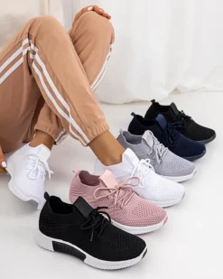 Białe damskie buty sportowe Merisal - Obuwie