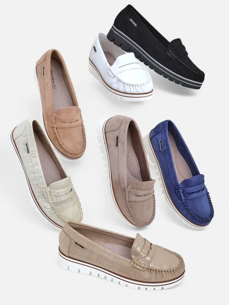 Białe Mokasyny Eleganza Z Wiosennej Kolekcji