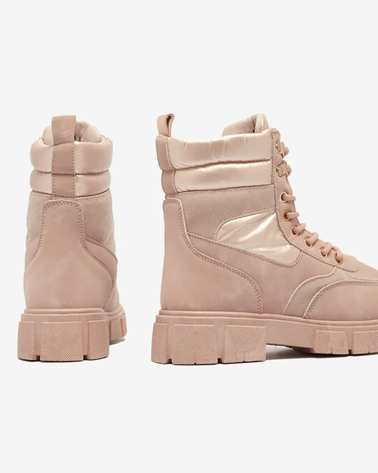 Bootsy Fuego Rosa - Stylowe Damskie Buty Z Płaskim Obcasem