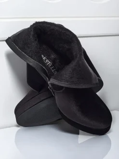 Botki damskie na słupku al'la Welur Miss