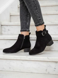 Botki Elegante Nero z Ekoskóry