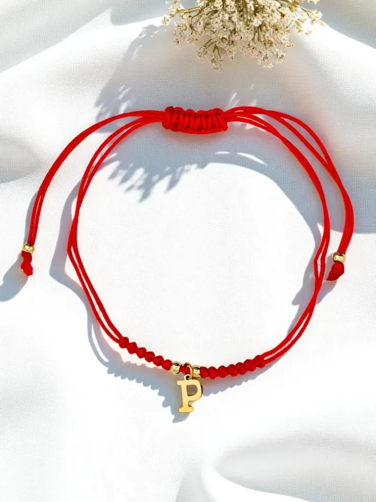 Bransoletka damska z literką "P" Petit Charm