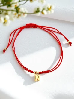 Bransoletka damska z literką "N"