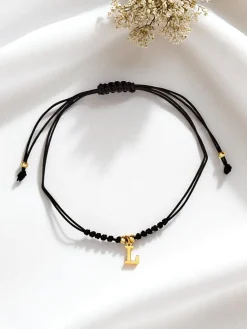 Bransoletka damska z literką "L" Luna Spark