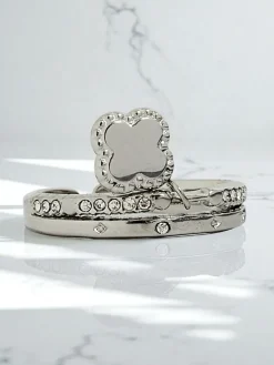 Bransoletka obręcz Dolce Vita z ozdobnymi charmsami