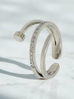 Bransoletka obręcz Dolce Vita z ozdobnymi charmsami