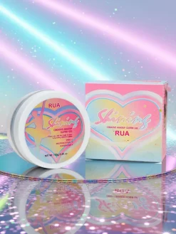 Brokatowy żel do zdobienia twarzy w kolorze srebrnym