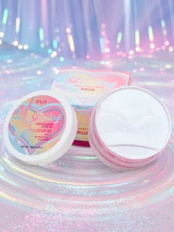 Brokatowy żel do zdobienia twarzy w kolorze różowym