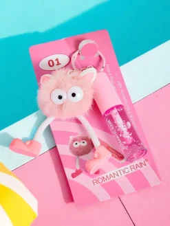 Błyszczyk do ust dla dzieci z puszystym potworkiem Light Pink