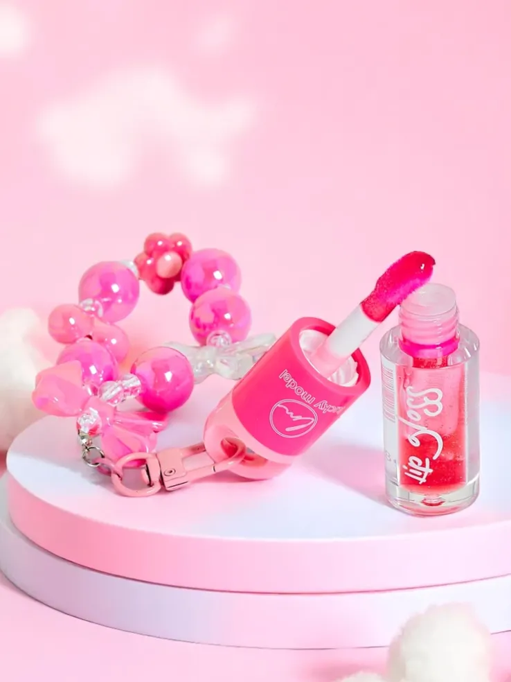 Błyszczyk do ust dla dzieci z bransoletką Raspberry