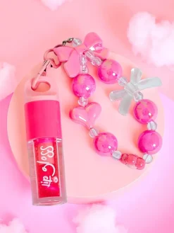 Błyszczyk do ust dla dzieci z bransoletką Raspberry