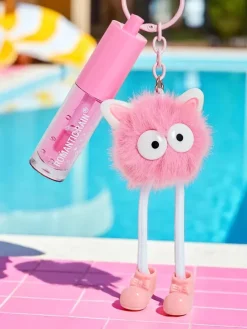 Błyszczyk do ust dla dzieci z puszystym potworkiem Dark Pink