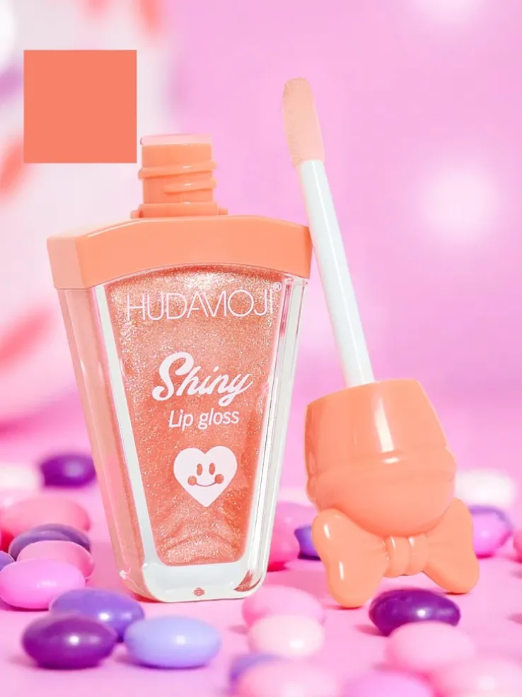 Błyszczyk do ust z brokatem kolor Coral