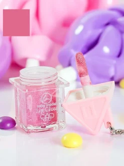 Błyszczyk do ust z brokatem kolor Pink