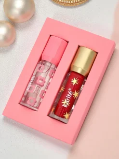 Błyszczyk z brokatem i błyszczyk bezbarwny 2w1 Wine Room