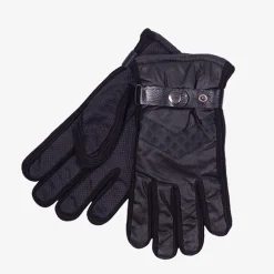 Czarne męskie ocieplane rękawice - Akcesoria