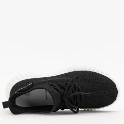 Czarno-białe damskie buty sportowe Fransi - Obuwie