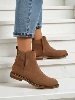 Damskie botki a'la sztyblety z eko-zamszu Veysi