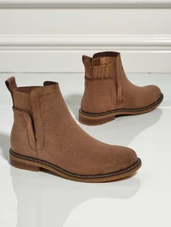 Damskie botki a'la sztyblety z eko-zamszu Veysi