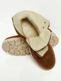 Damskie botki trapery z kożuszkiem Tessara