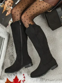 Damskie kozaki eko zamszowe Zamerre