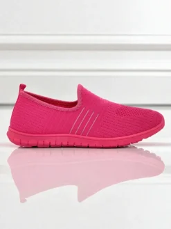 Damskie mokasyny Perseida komfortowa tkanina pomarańczowa na wiosnę i lato