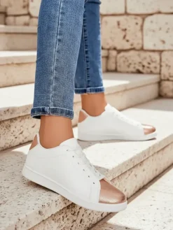 Damskie sneakersy Athena Rosa skóra ekologiczna - kolekcja wiosna/lato