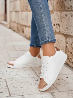 Damskie sneakersy Athena Rosa skóra ekologiczna - kolekcja wiosna/lato