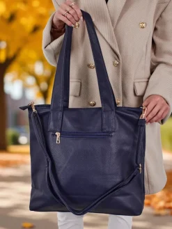 Duża torebka damska eko skórzana shopper Moon Whisper