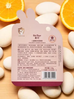 Dziecięcy balsam do ust - nawilża i regeneruje - pomarańczowy