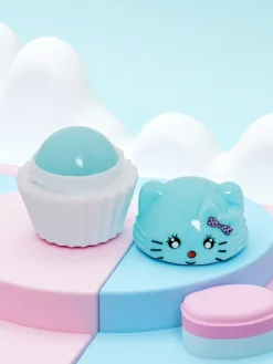 Dziecięcy balsam do ust z kotkiem w babeczce - nawilża i regeneruje