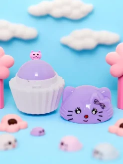 Dziecięcy balsam do ust z kotkiem w babeczce - nawilża i regeneruje