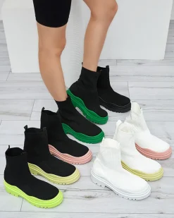 Eleganckie Buty Damskie Limonka w Stylu Vintage