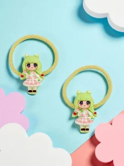 Gumki do włosów Bambina Rosetta z motywem lalki