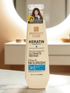 Keratinowy Szampon Anti-Dandruff Perseus Gloss Nourish 3w1 800ml