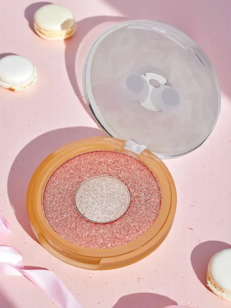 Kevin&Coco Donut Prasowany rozświetlacz do twarzy Red Donut