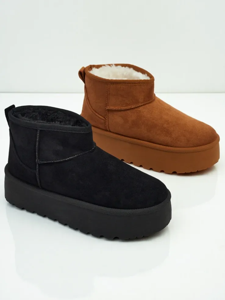 Krótkie buty a'la śniegowce damskie Vespera