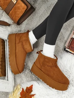 Krótkie buty a'la śniegowce damskie Vespera