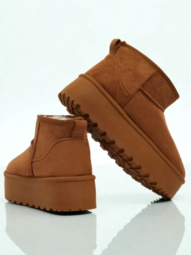 Krótkie buty a'la śniegowce damskie Vespera