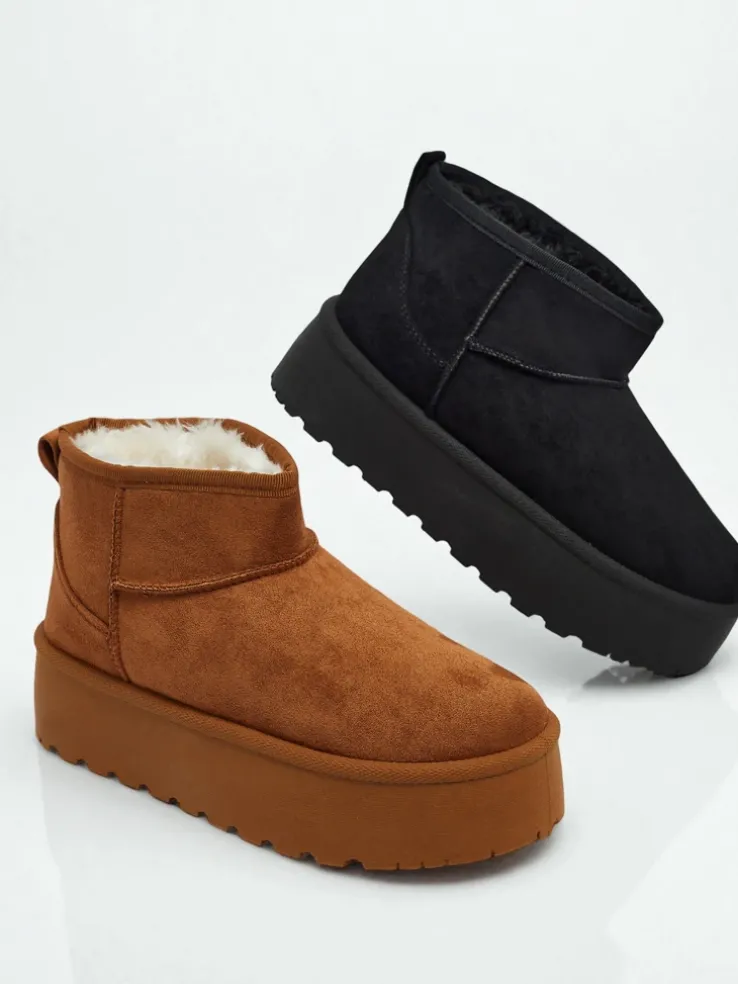 Krótkie buty a'la śniegowce damskie Vespera