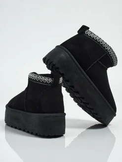 Krótkie buty a'la śniegowce damskie Nymeria